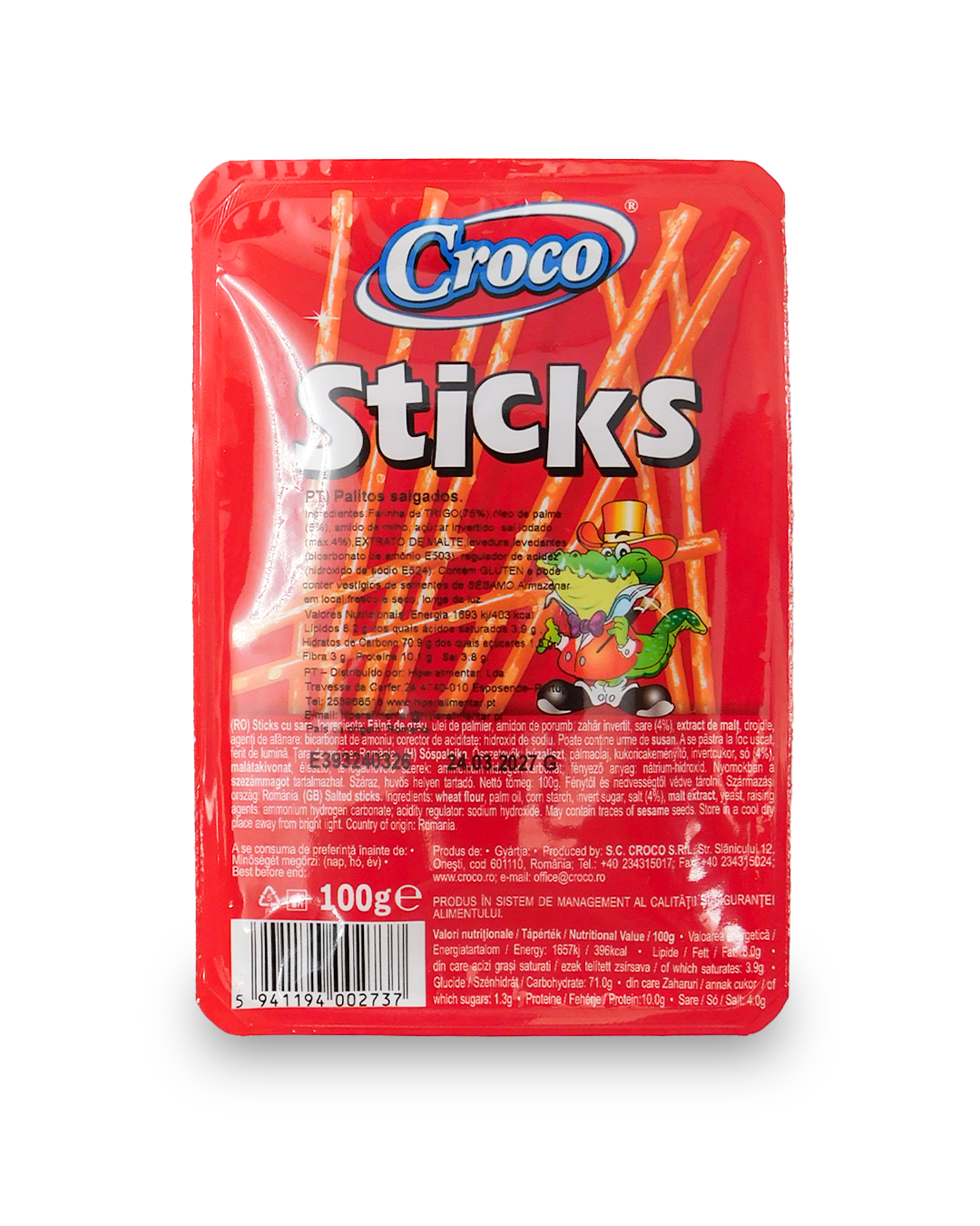 Croco Sticks Salt 100 GR