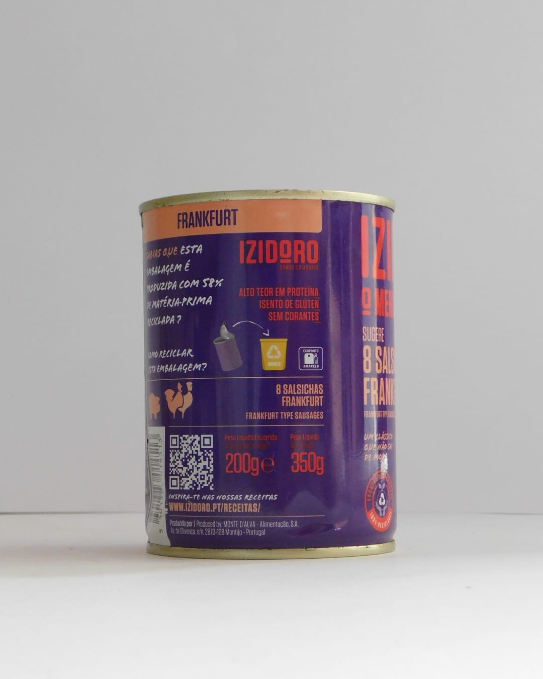 Salsichas Frankfurt Izidoro 8 UN
