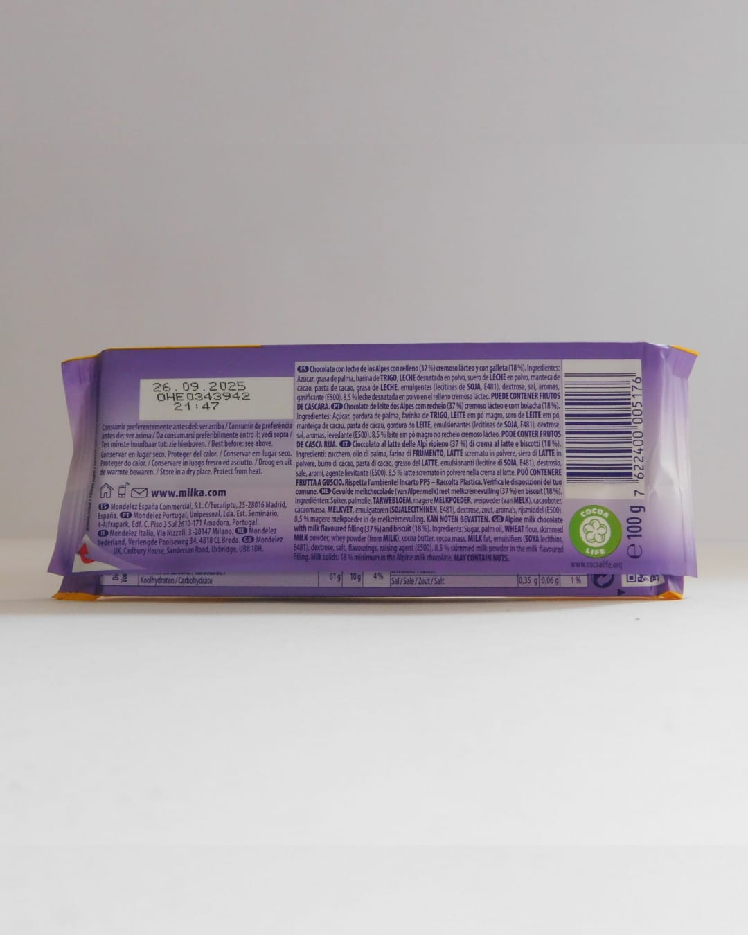 Choco Biscuit Milka 100 GR