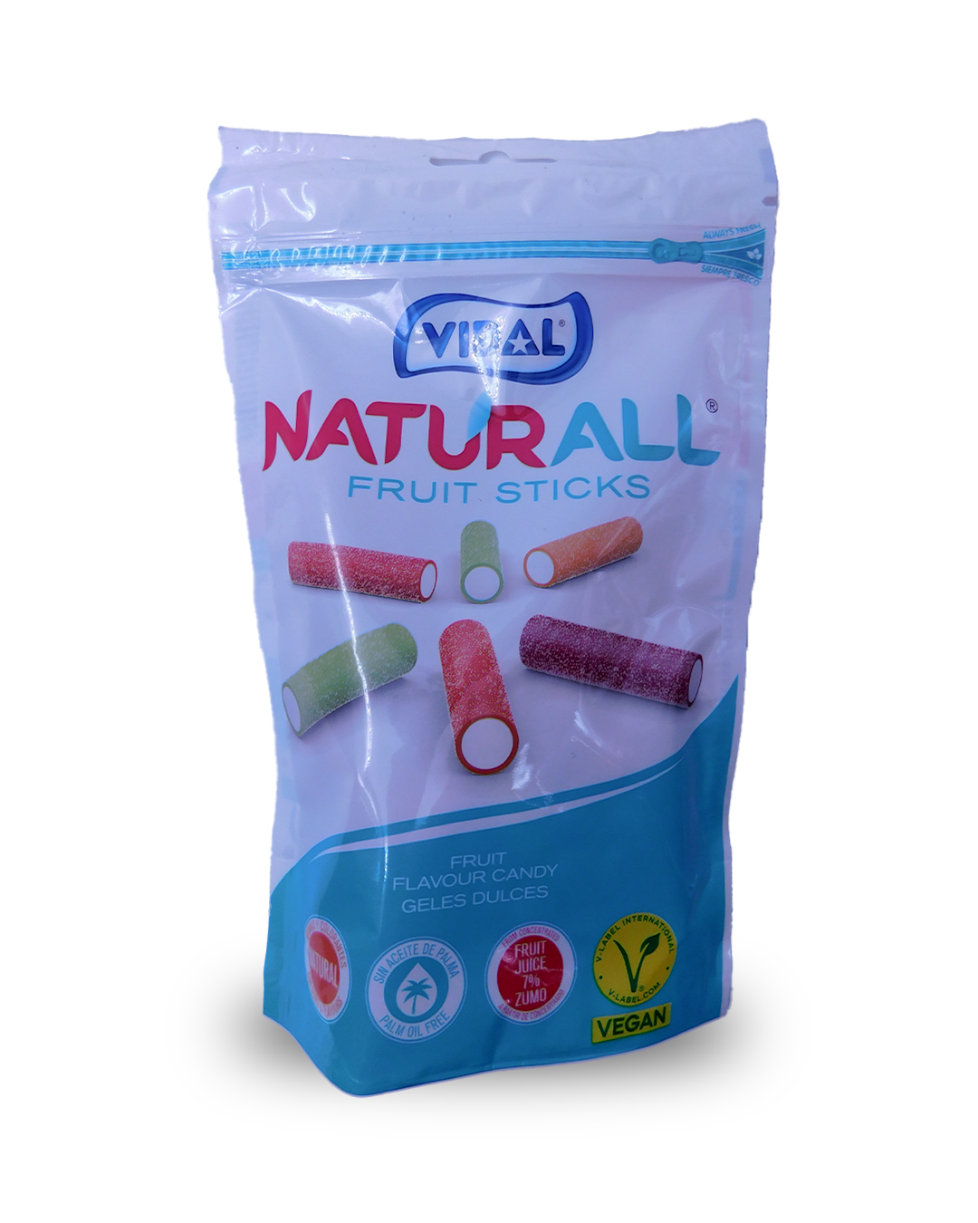 Vidal Naturall Fruit Sticks 180 GR