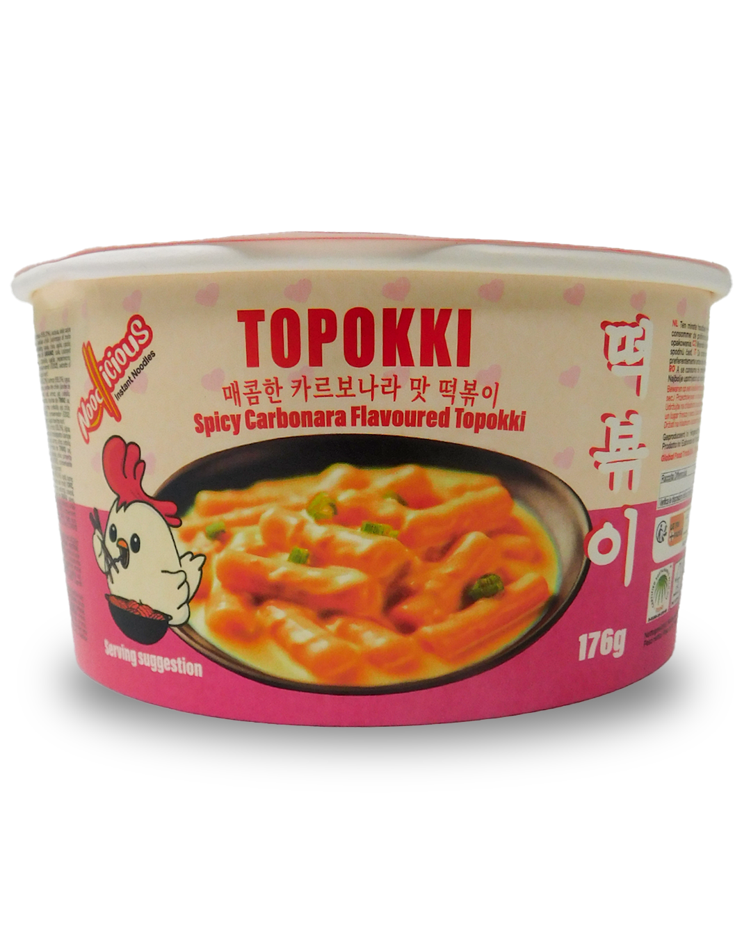 Noodlicious Spicy Carbonara Topokki 176 GR