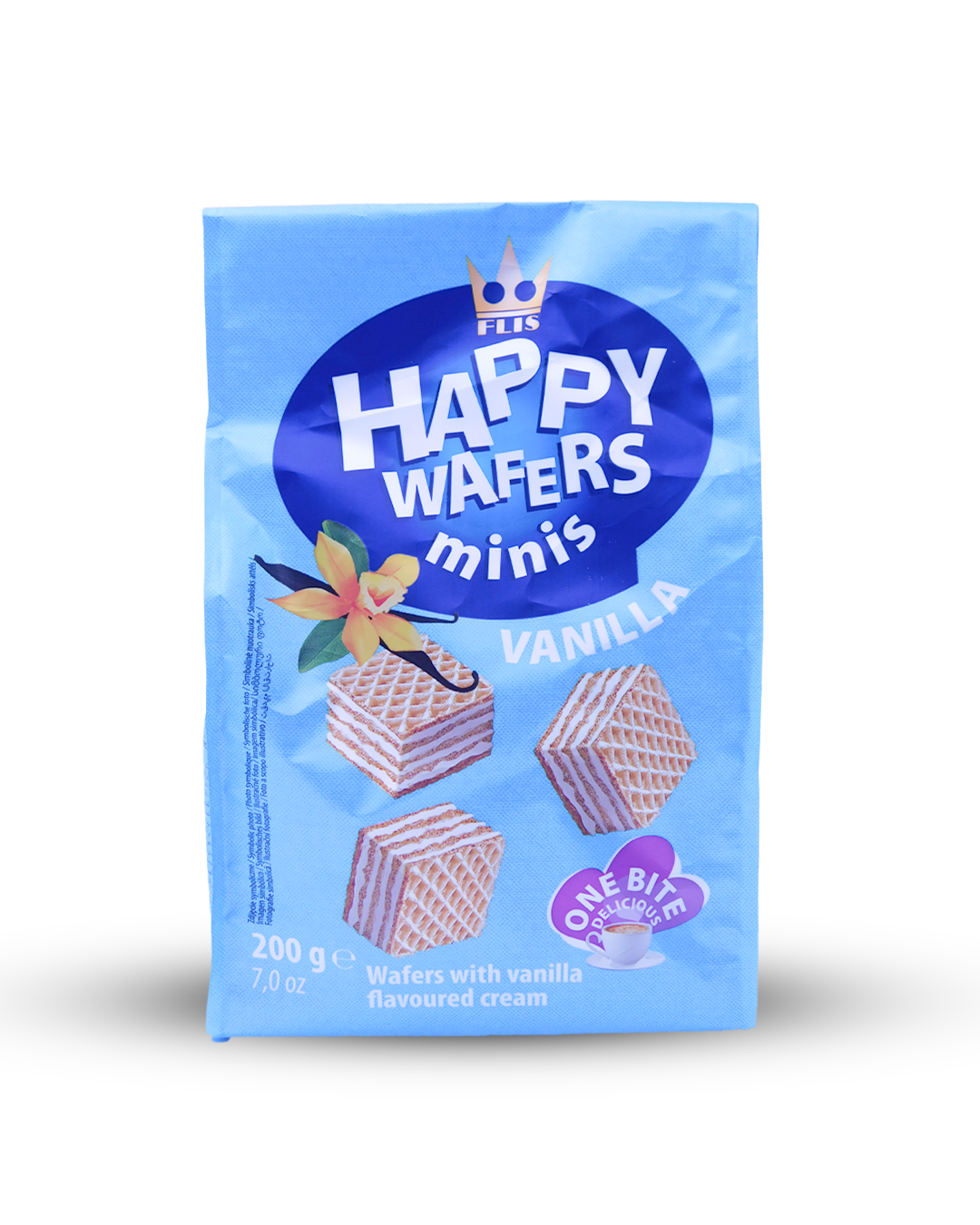 Happy Mini Vanilla Wafers 200 GR