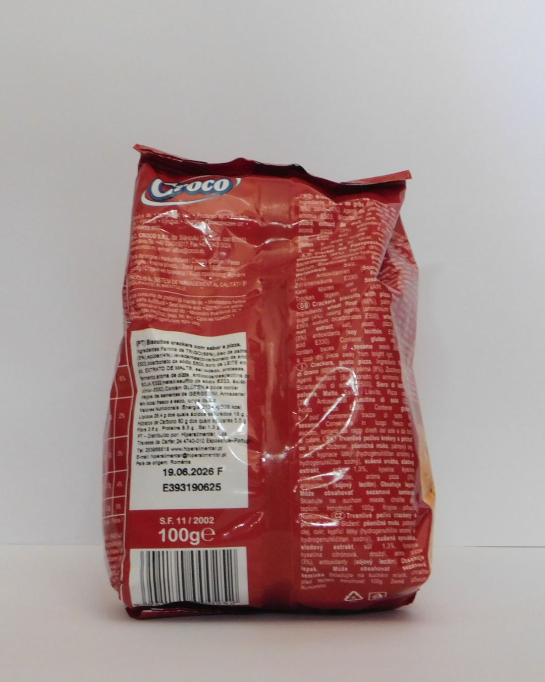 Crackers Pizza Croco 100 GR