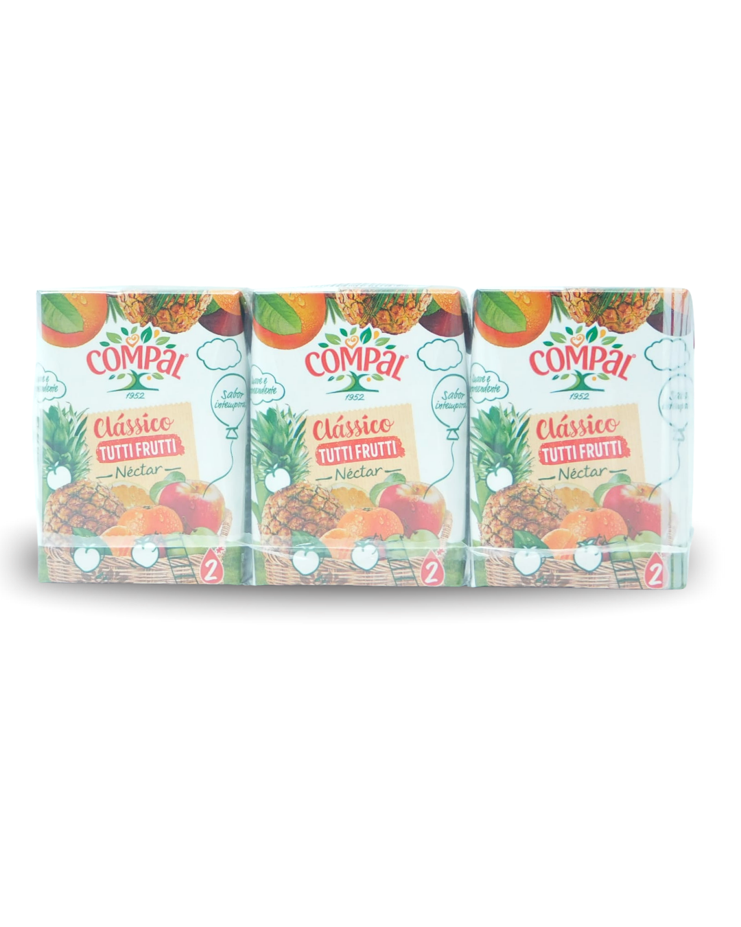 Néctar Tutti-Frutti Compal Clássico 3x200 ML