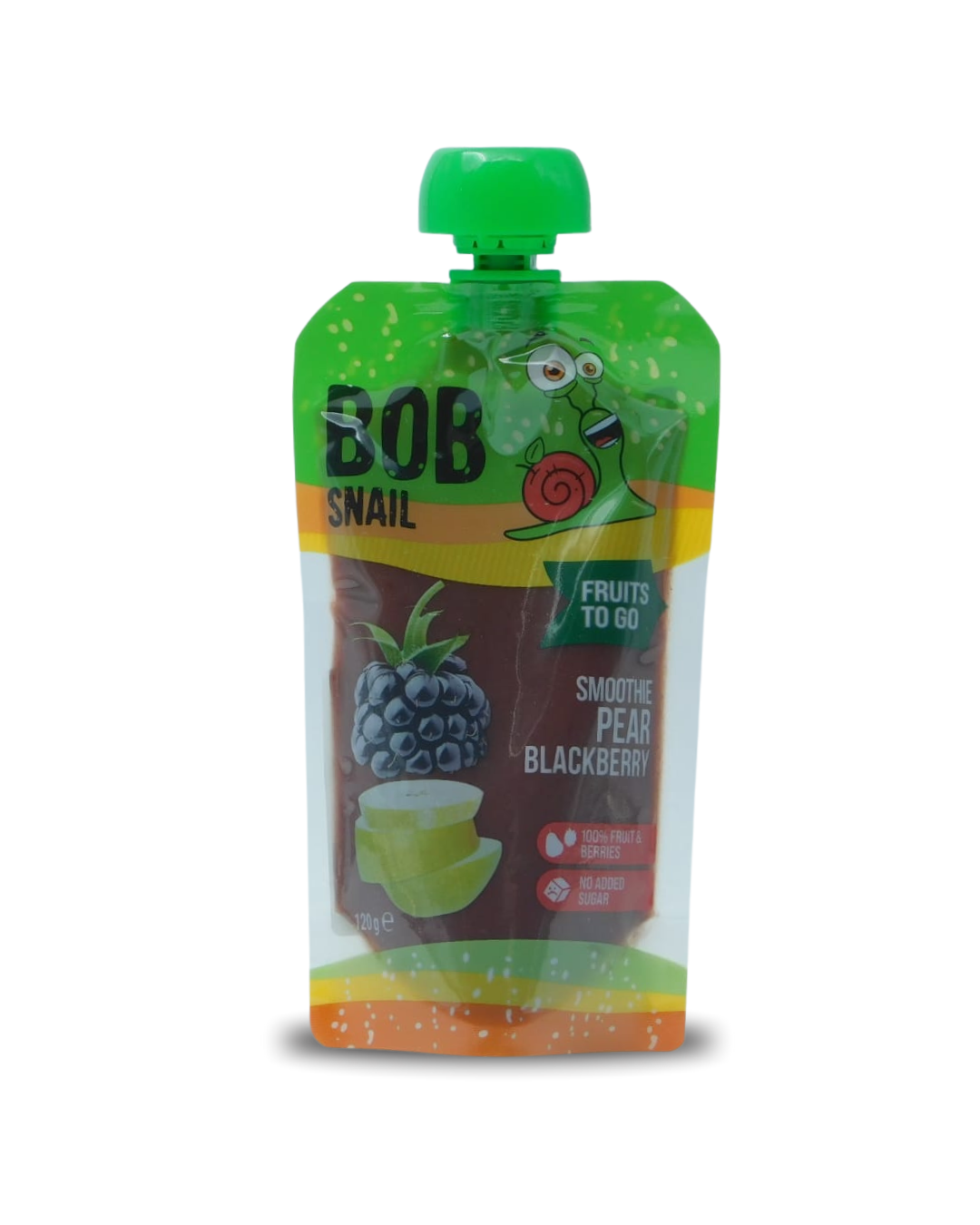 Fruit Puree Pear Black Berry Bob Snail 120 GR