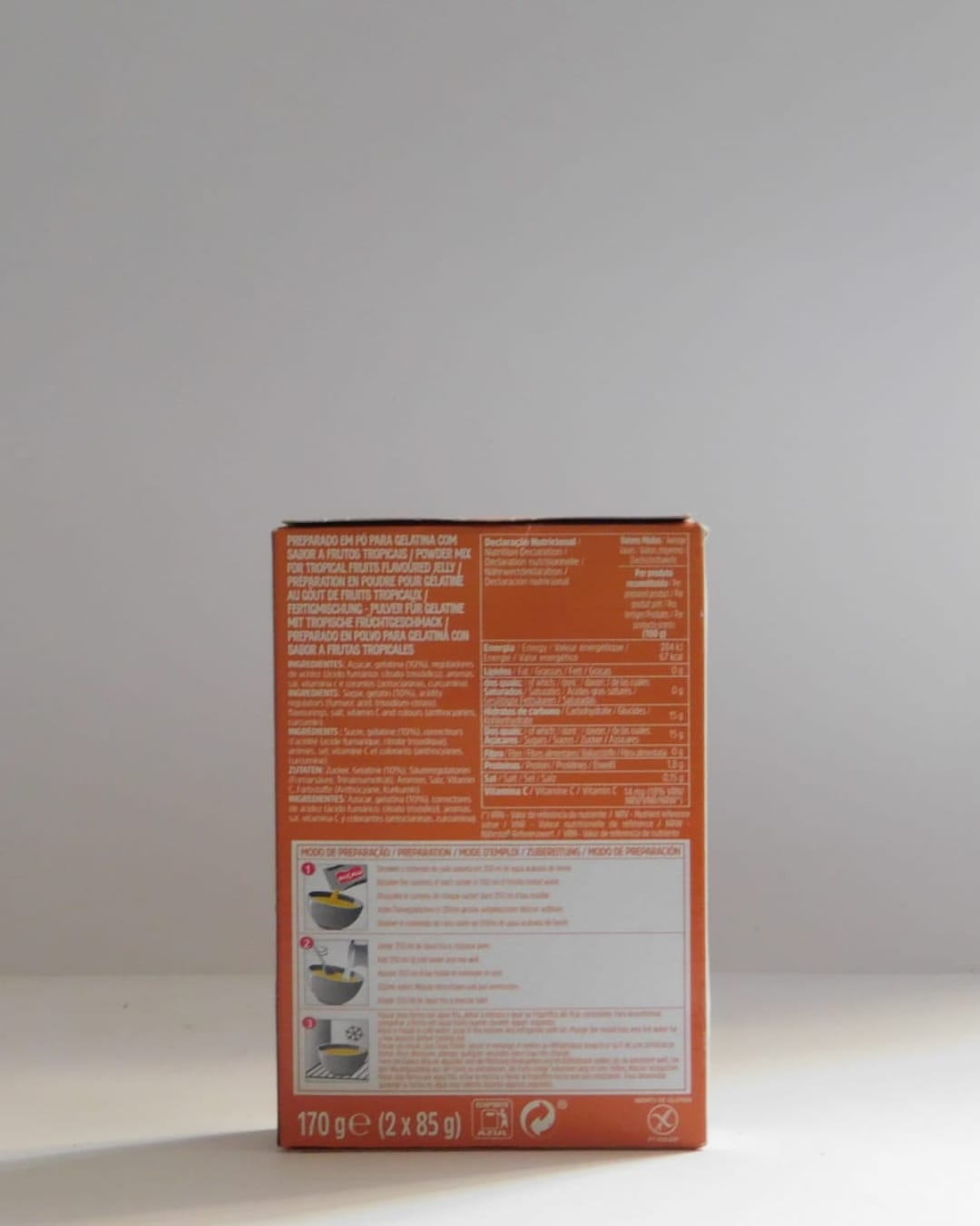 Gelatina Frutos Tropicais Micau 2x85 GR