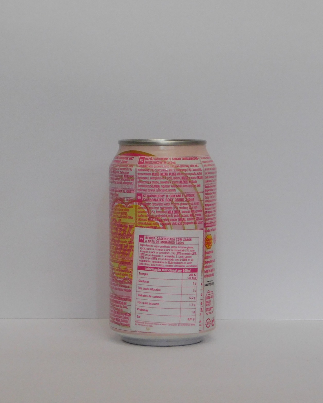 Chupa Chups Sparkling Strawberry & Cream 345 ML
