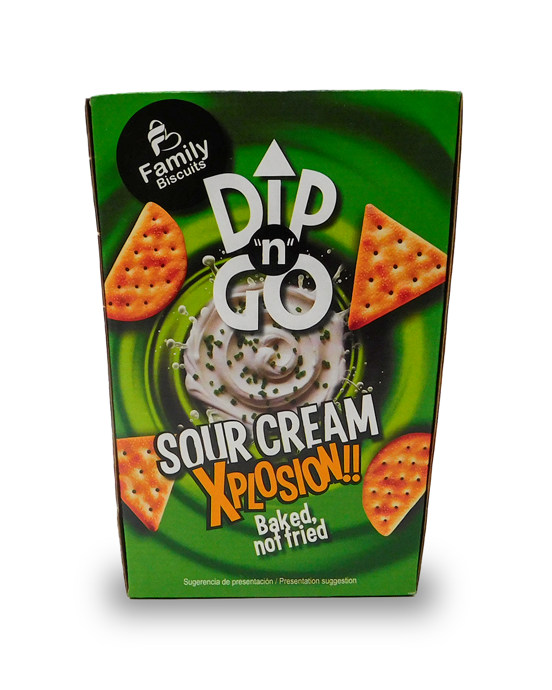Family Biscuits Dip 'n' Go Sour Cream Xplosion 80GR