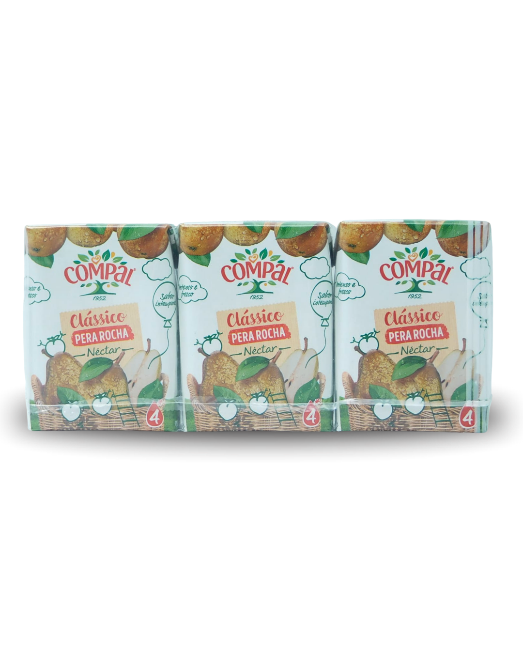 Néctar Pera Rocha - Compal Clássico 3x200 ml