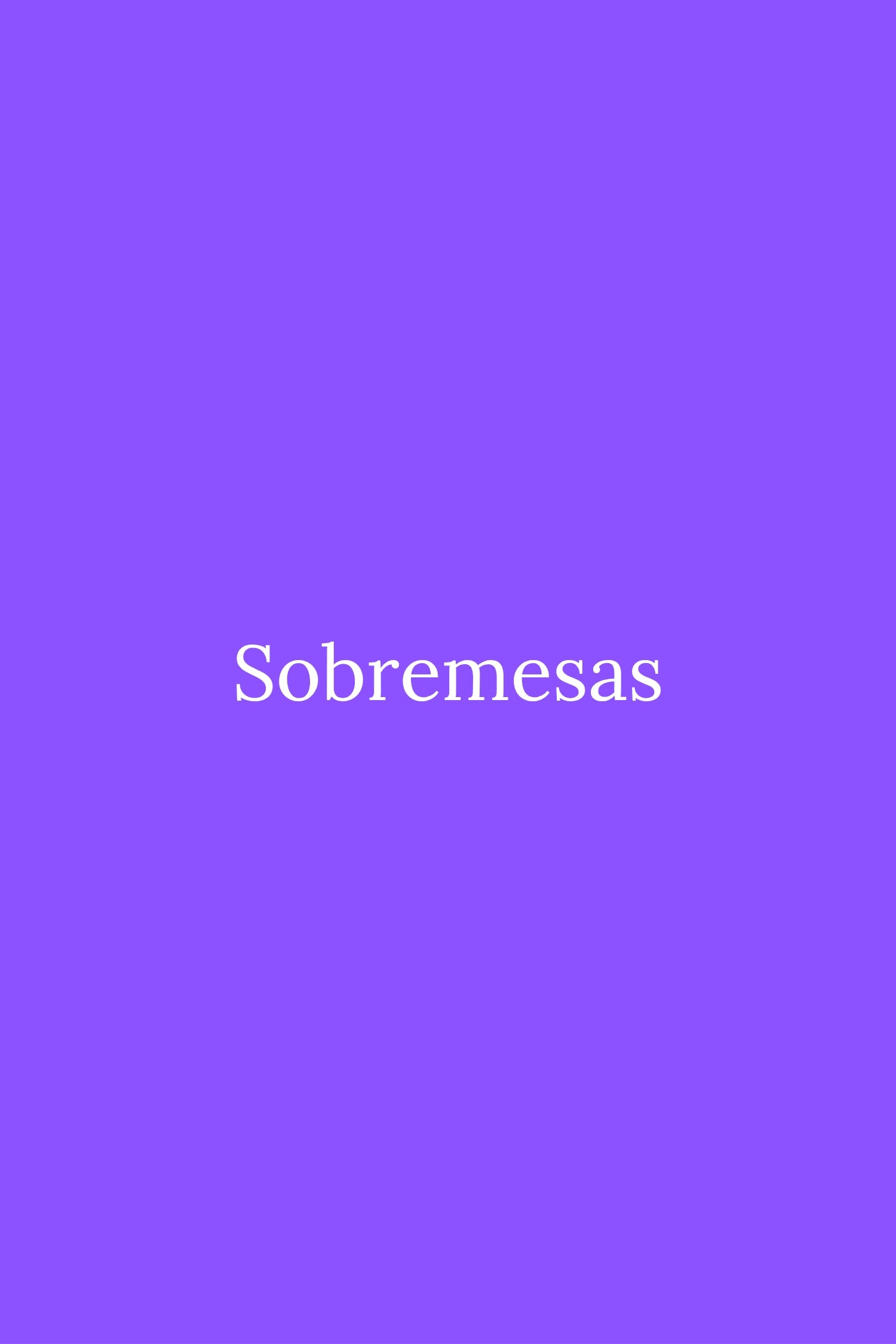 Sobremesas