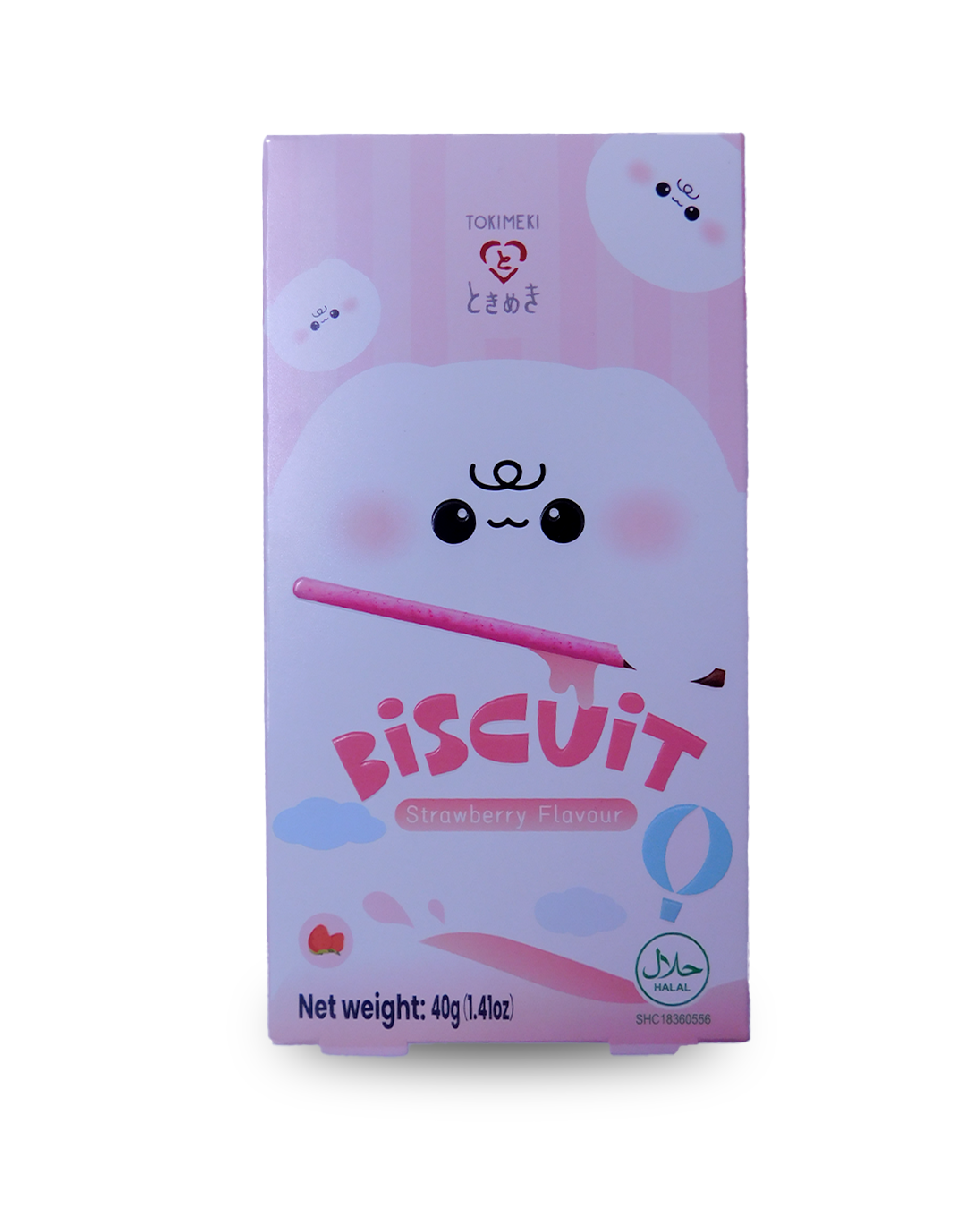 Tokimeki Biscuit Stick Strawberry 40 GR
