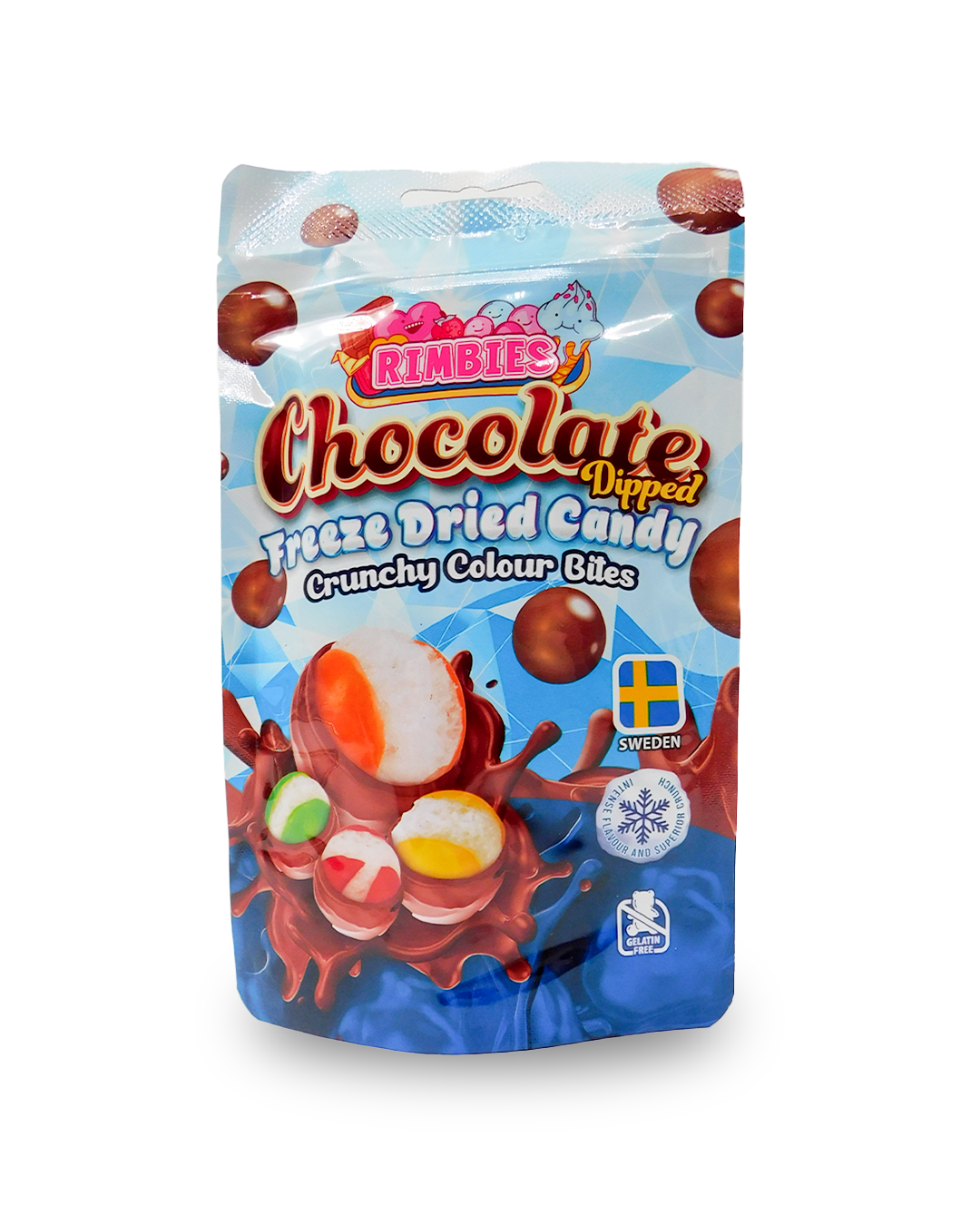 Rimbies Freeze Dried Chocolate 70 GR
