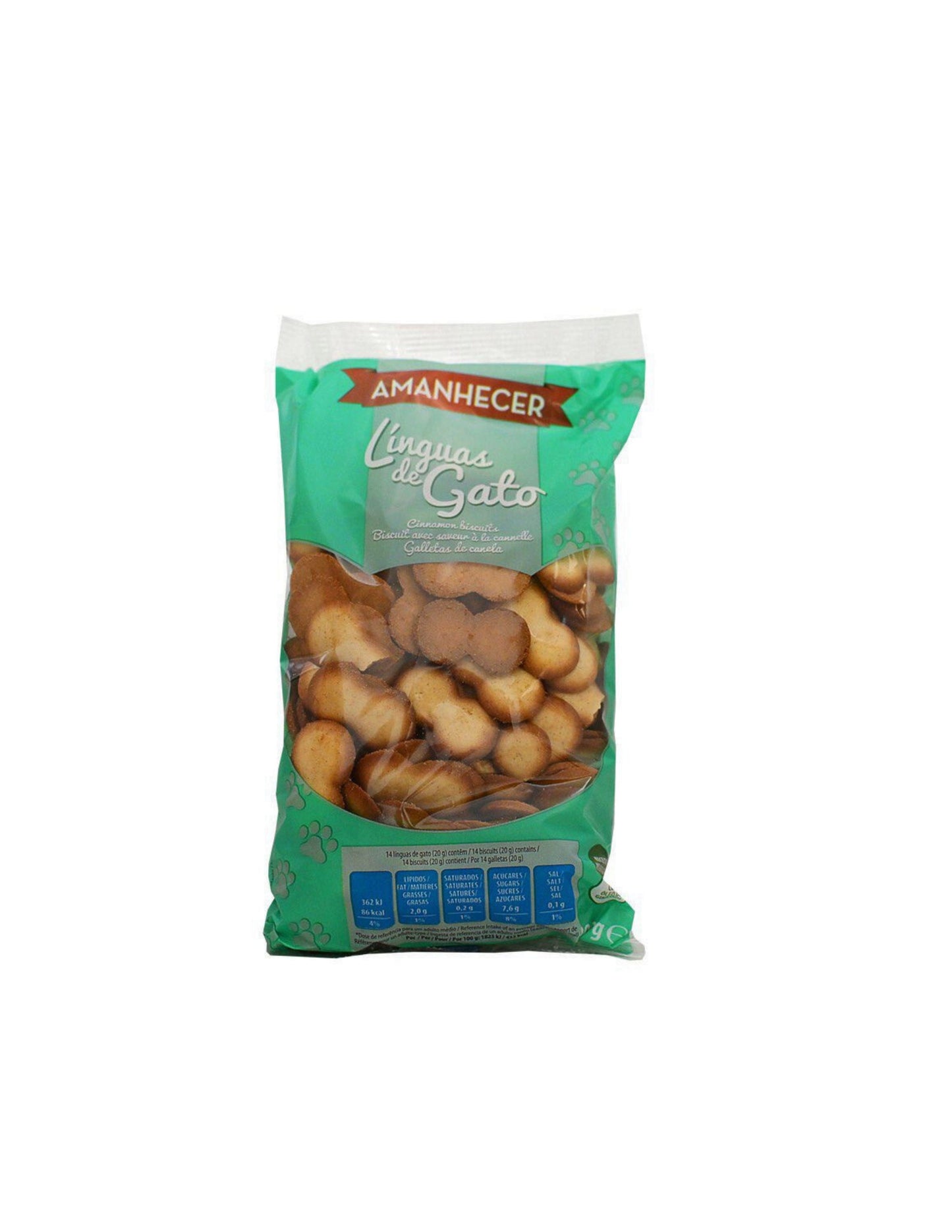 Bolachas Línguas de Gato Amanhecer 200 GR