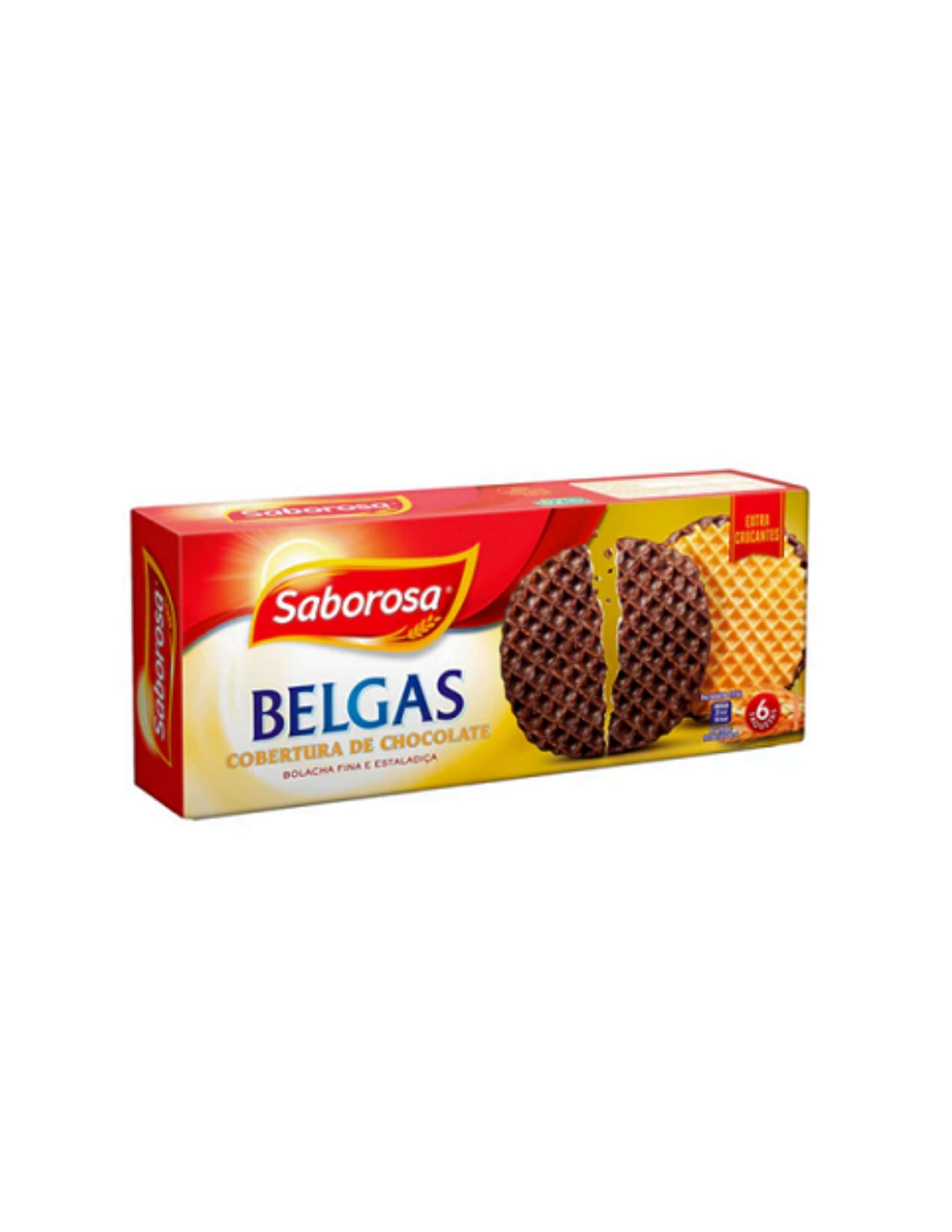 Bolacha Saborosa Belga Chocolate 198g