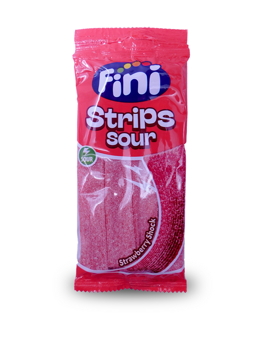 Fini Strips Sour Strawberry & Cream  90 GR