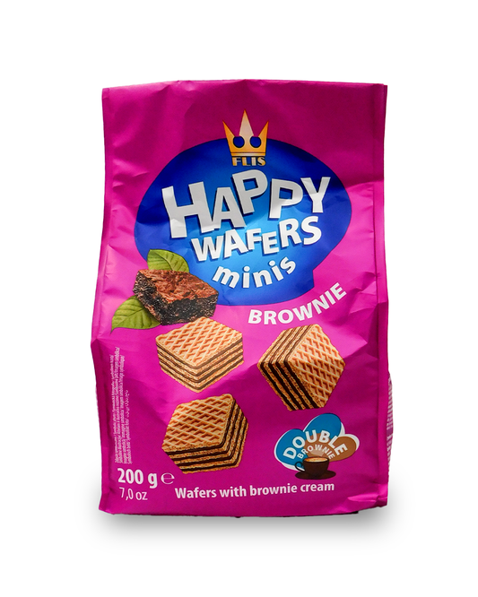 Happy Mini Wafers Browine 200 GR