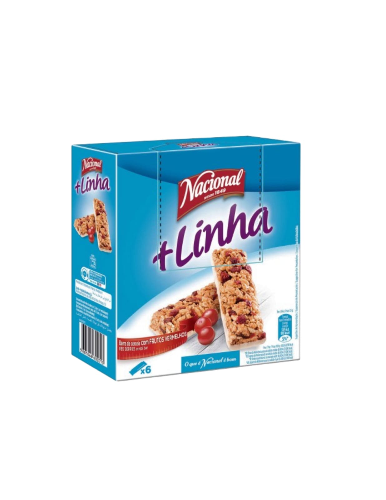 Barras de Cereais de Frutos Vermelhos + Linha Nacional 138 GR