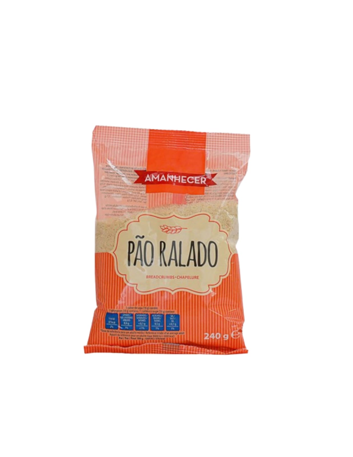 Pão Ralado Amanhecer 240 GR