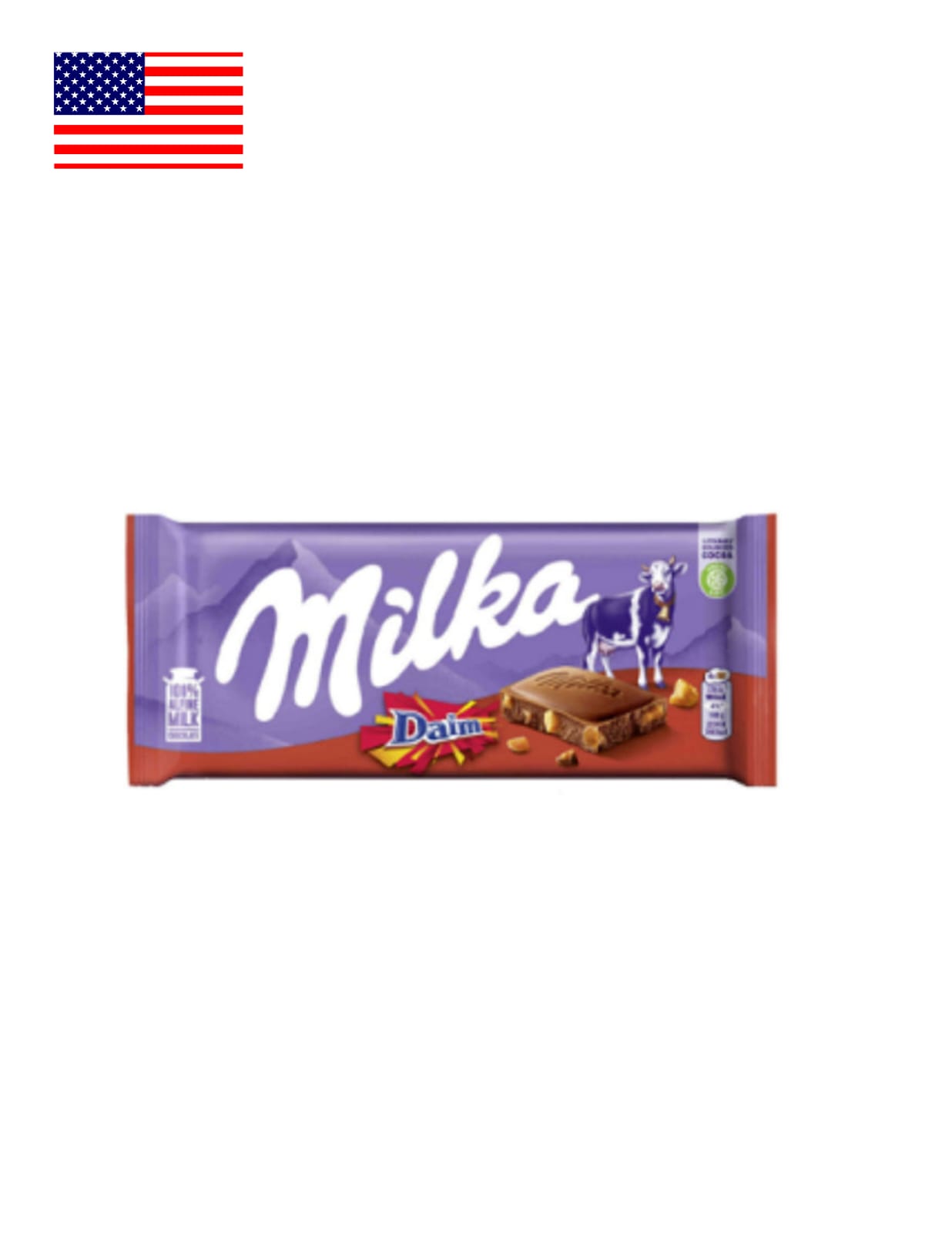 Tablete de Chocolate Daim Milka 100 GR