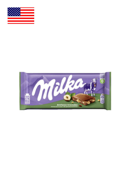 Tablete de Chocolate de Leite com Avelã Milka 100 GR