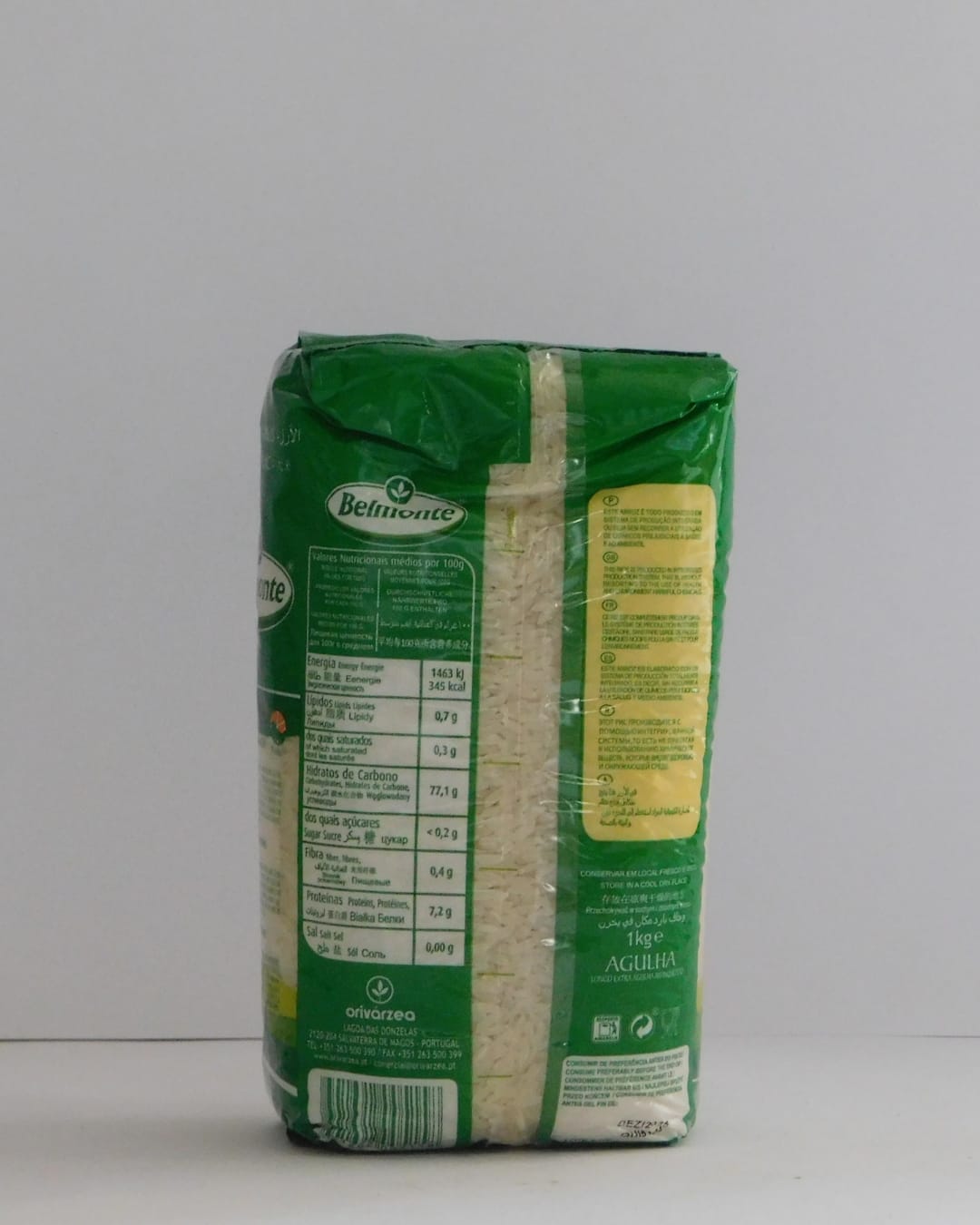 Arroz Agulha Belmonte 1 KG