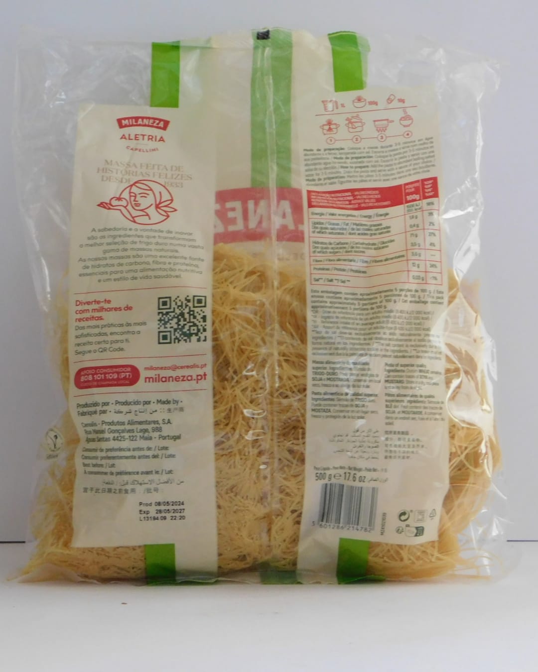 Aletria Milaneza 500 GR