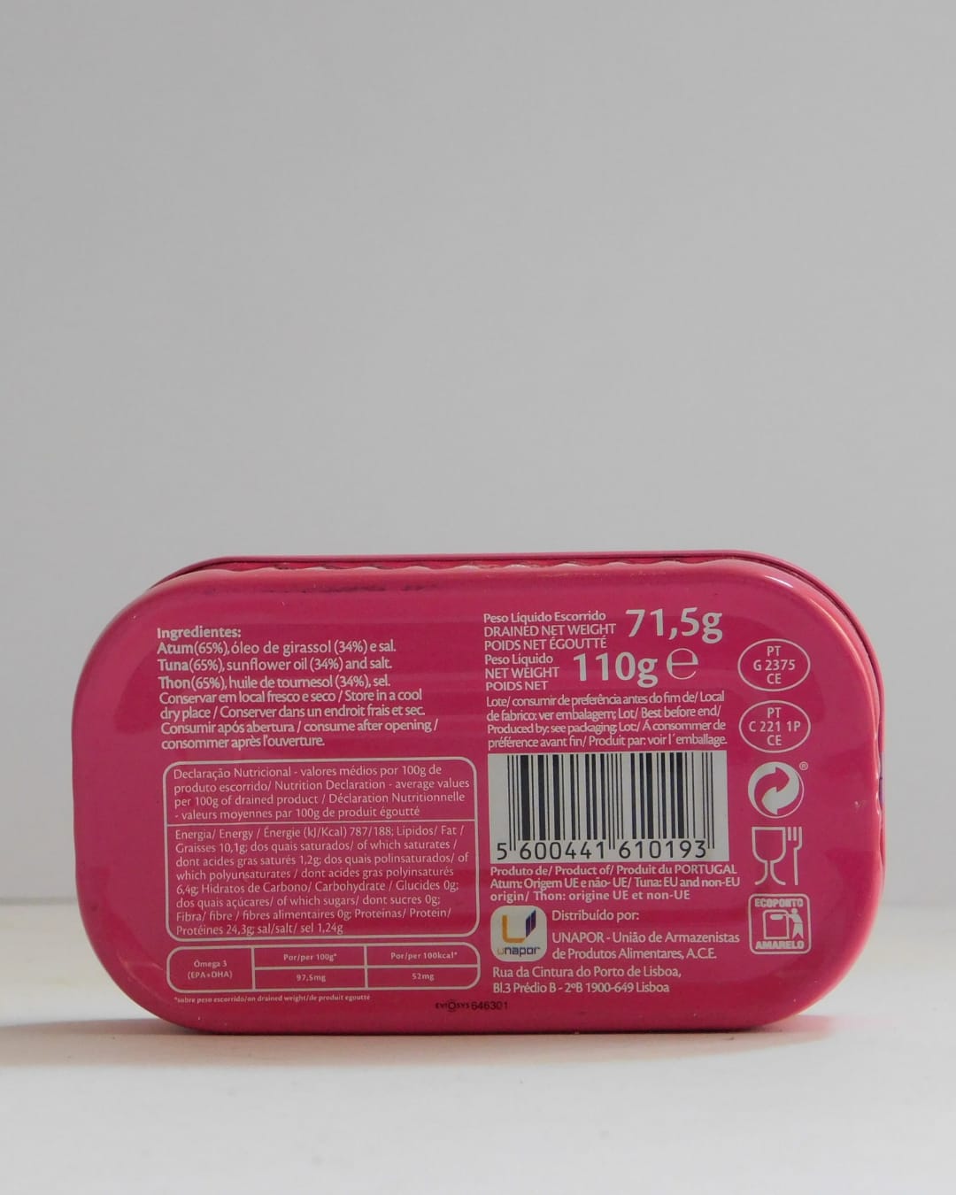 Atum Óleo Vegetal Perdiz 110 GR