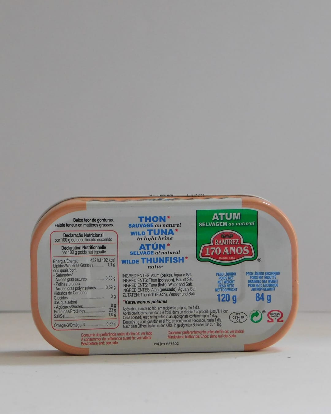 Atum Natural Ramirez 120 GR