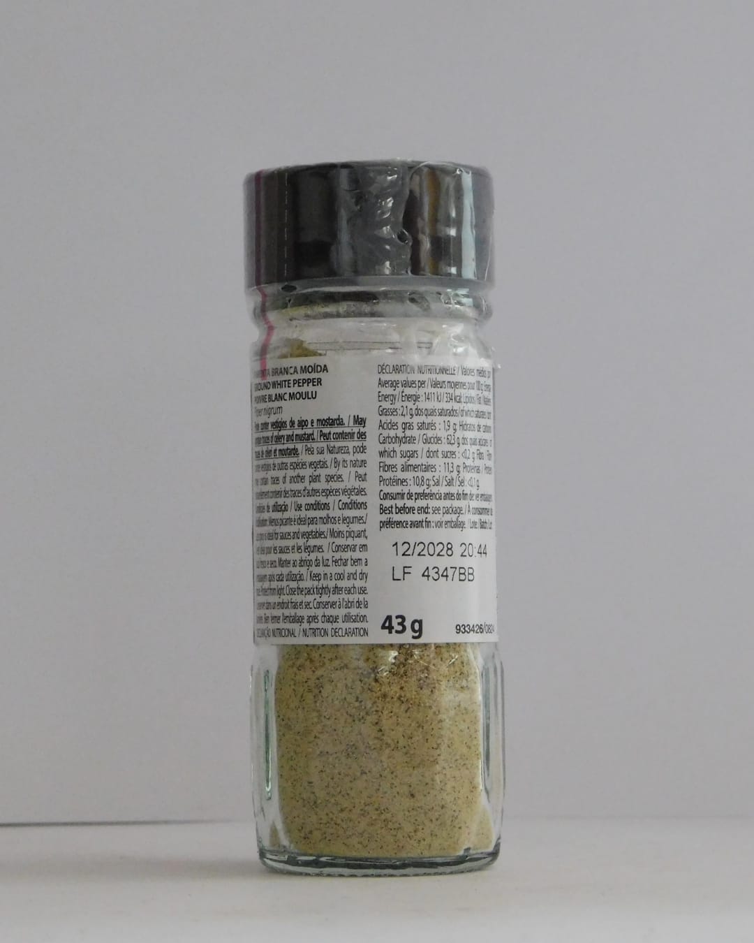 Pimenta Branca Moída Amanhecer 44 GR