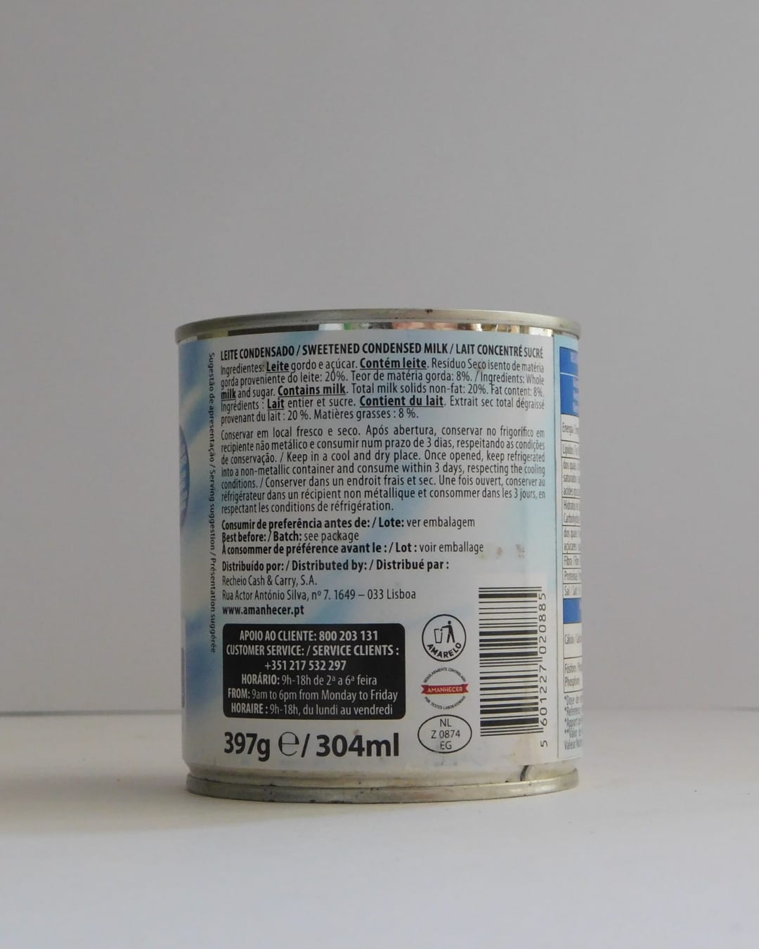 Leite Condensado Tradicional Amanhecer 400 GR