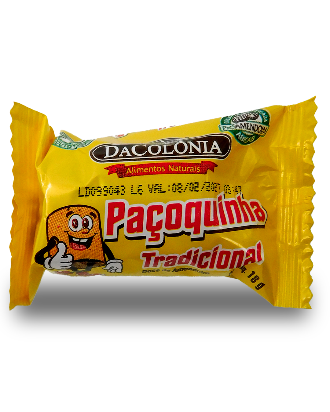 Paçoca Tradicional Dacolônia 18 GR