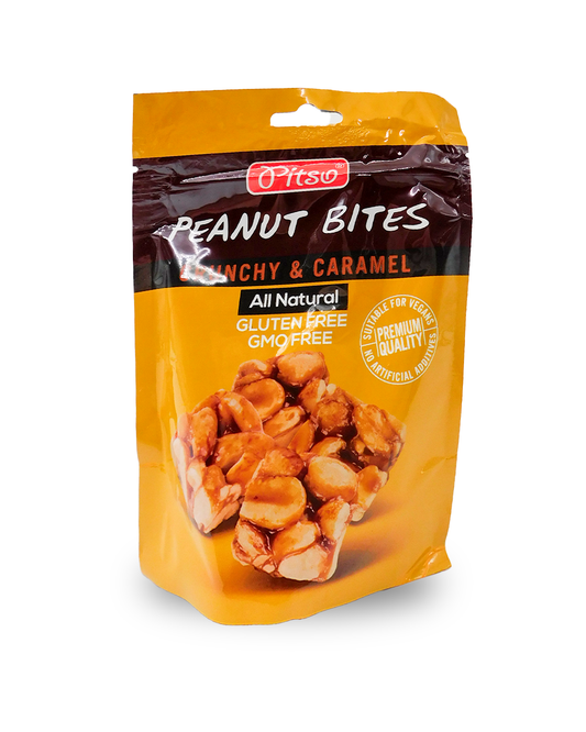 Pitso Peanut Bites Crunchy & Caramel 100 GR