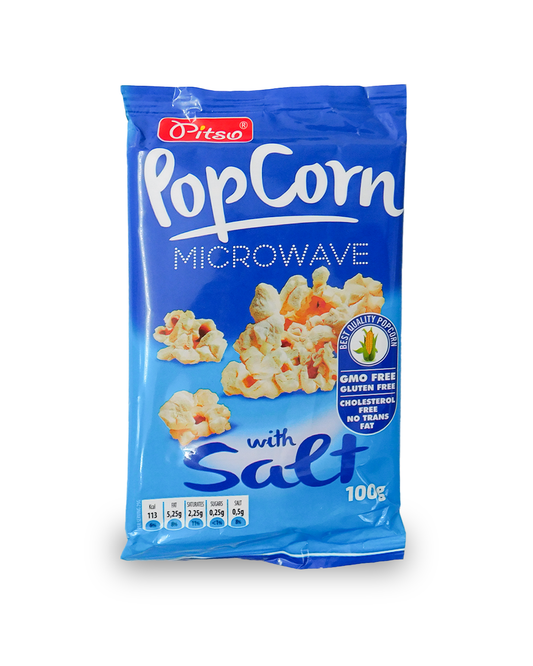 Pitso PopCorn Microwave Salt 100 GR