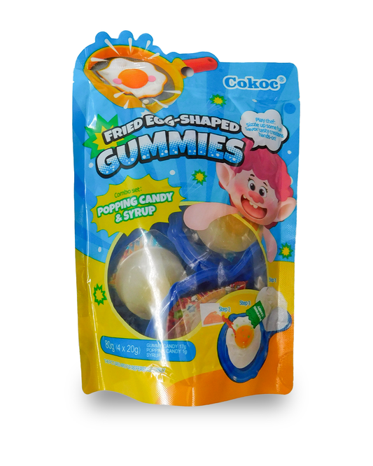 Cokoc Fried Egg Popping Candy & Surup 80 GR