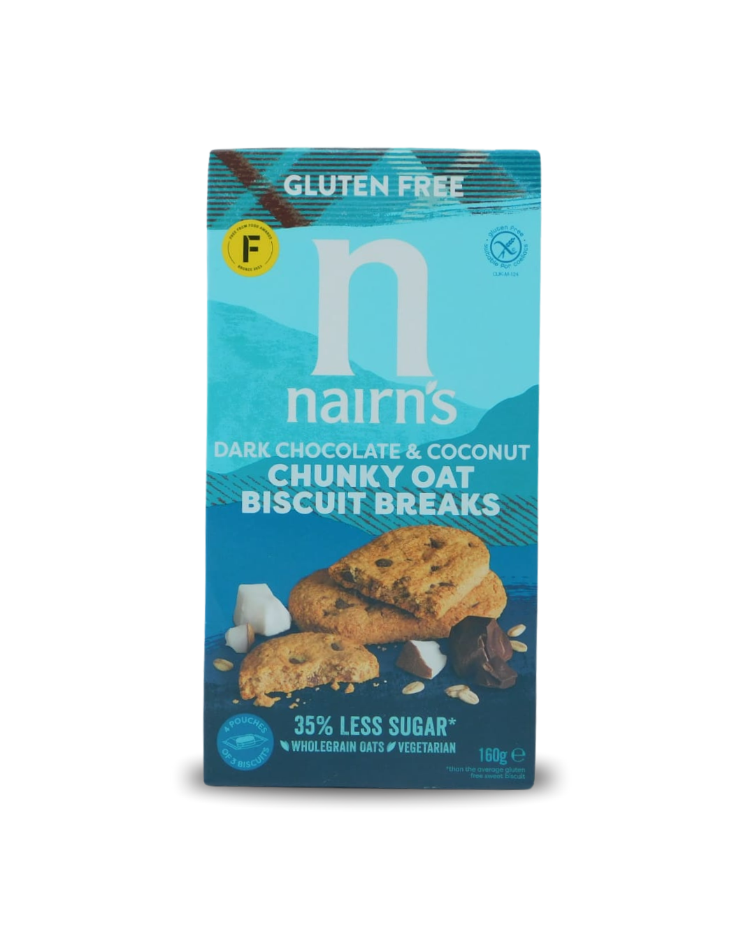 Biscuit Breaks Oar Dark Choco & Coconut Nairn's 160 GR