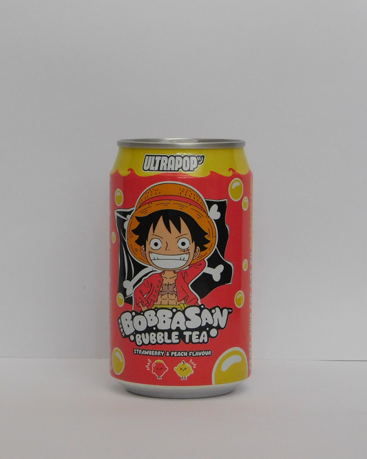 UltraPOP Luffy Bubble Tea Strawberry & Peach 320 ML