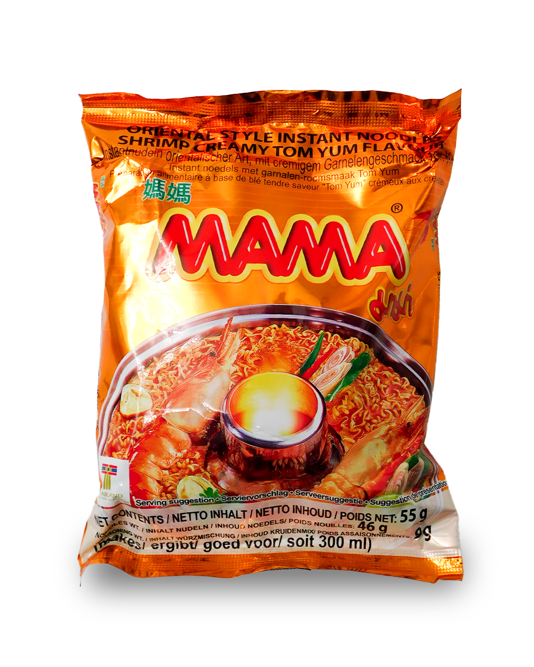 MAMA Creamy Tom Yum Shrimp Instant Noodles 55 GR