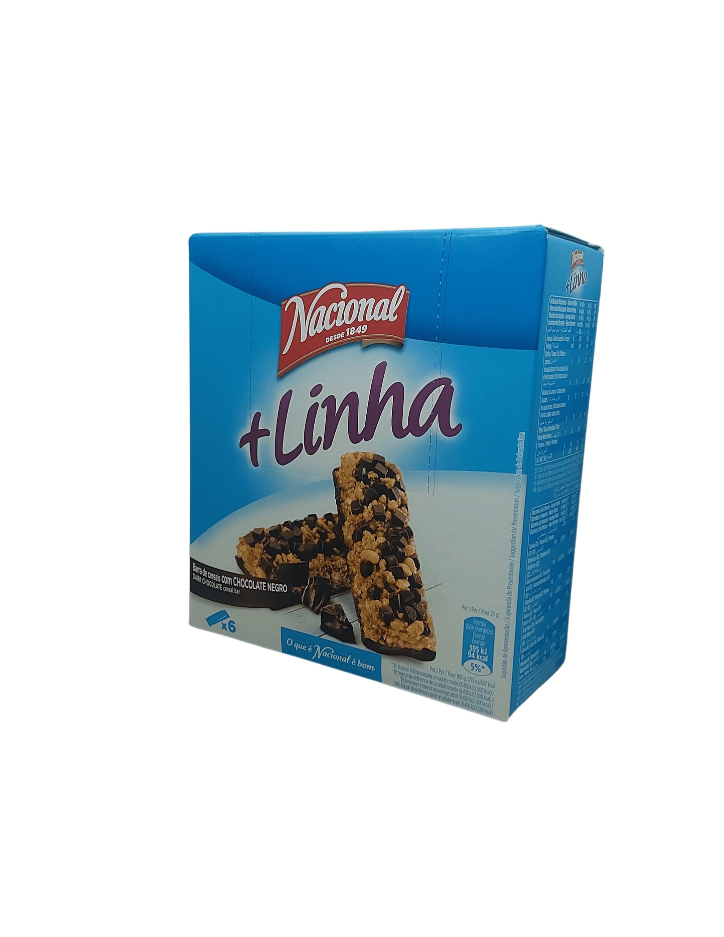 Barras de cereais Chocolate Negro Linha + Nacional 138GR
