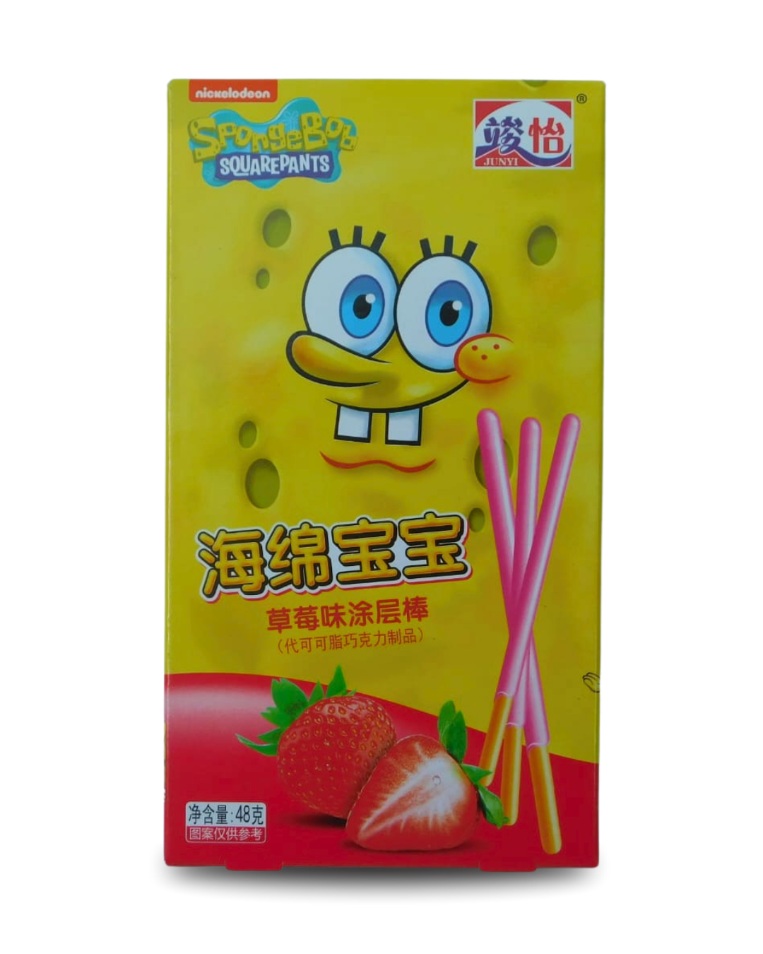 Sticks Spongebob Strawberry JUNYI 48 GR