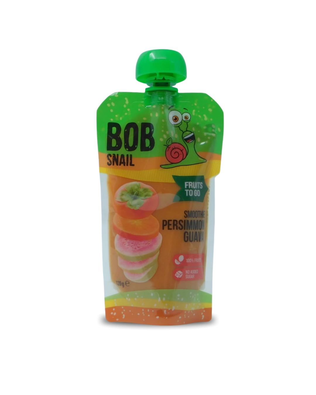 Fruit Puree Persimmont & Guava Bob Snail 120 GR