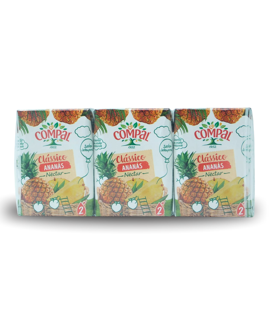 Néctar Ananás Compal Clássico 3x200 ML