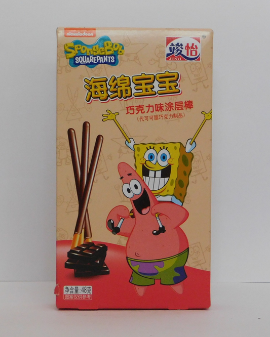 Sticks Spongebob  Squarepants Choco JUNYI 48 GR