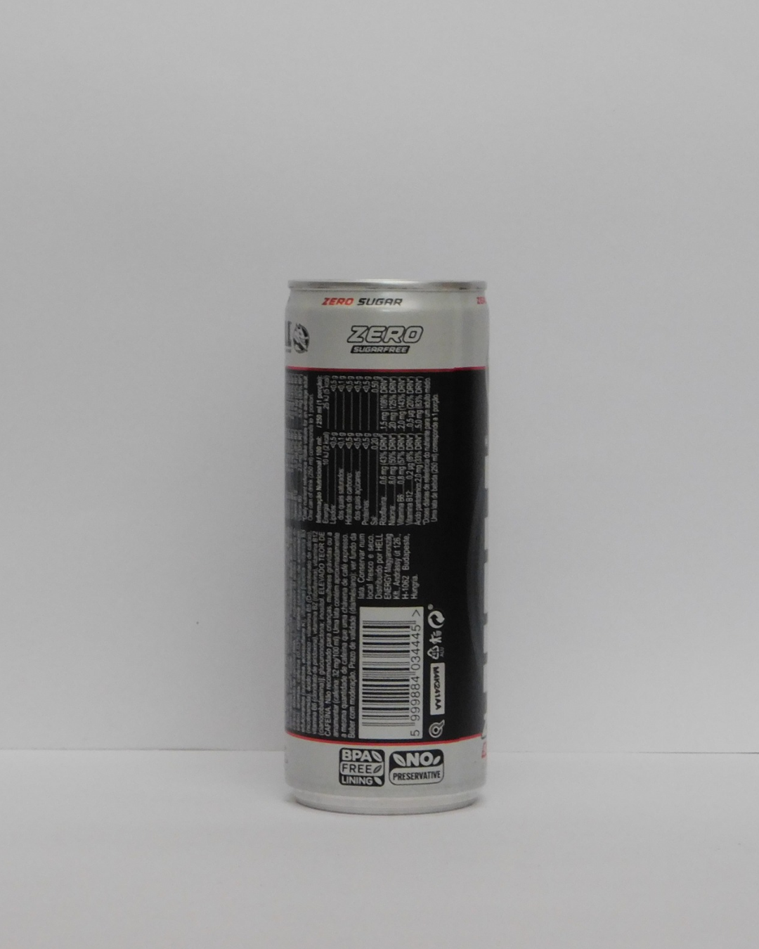 HELL Zero Sugar Free 250 ML