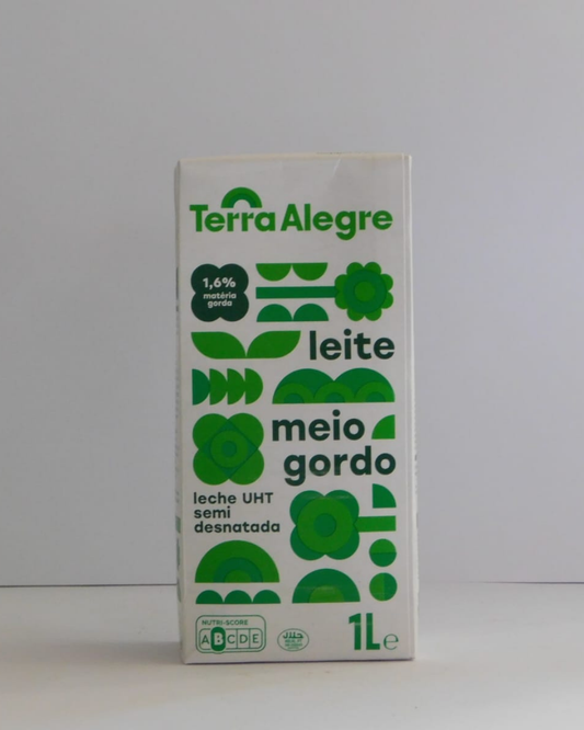 Leite Meio Gordo Terra Alegre 1 LT