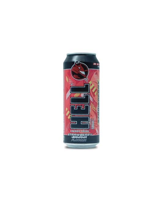 HELL Strawberry - Banana 500 ML
