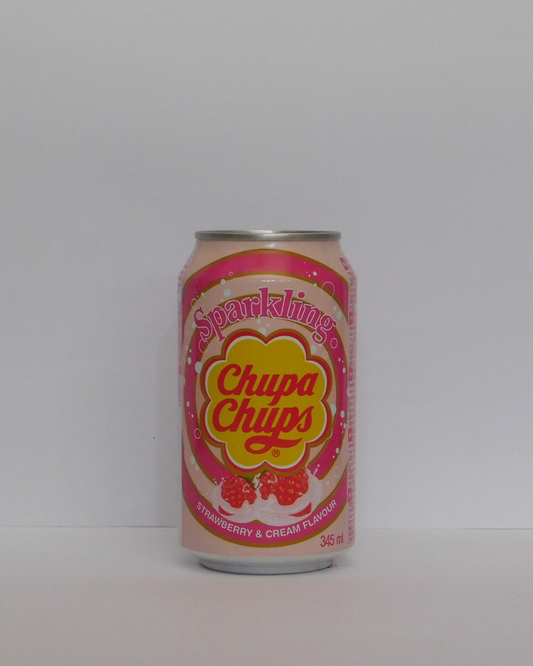 Chupa Chups Sparkling Strawberry & Cream  345 ML
