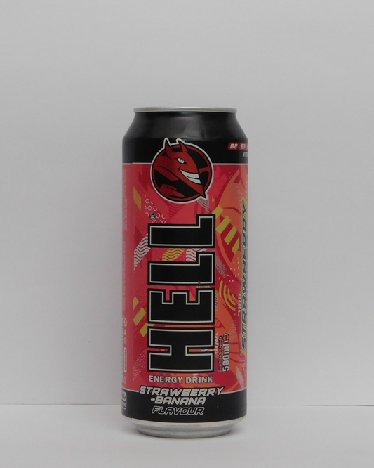 HELL Strawberry - Banana 500 ML