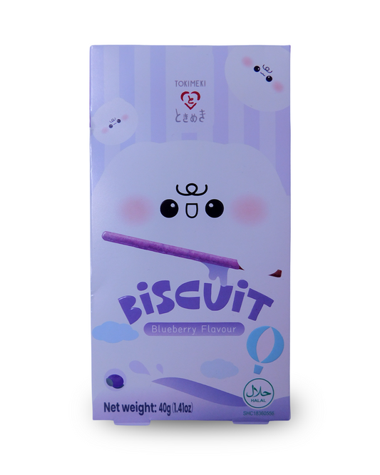Tokimeki Biscuit Stick Blueberry 40 GR