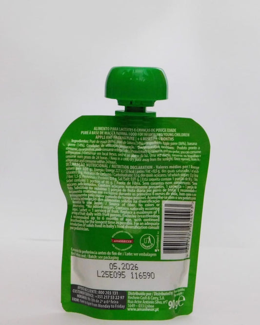 Bolsa Fruta Maçã e Banana Amanhecer 90 GR