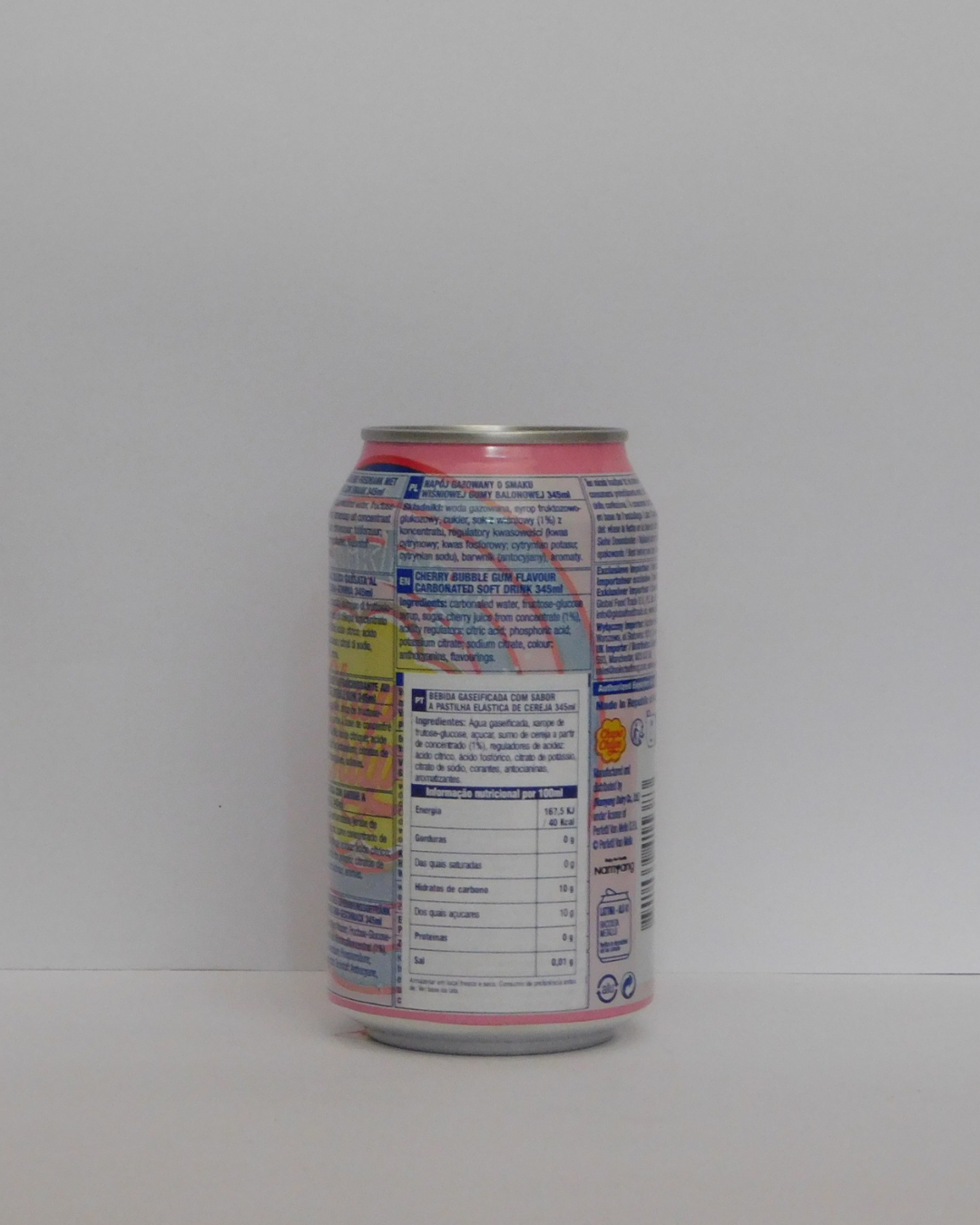 Chupa Chups Cherry Bubble Gum Sparkling 345 ML